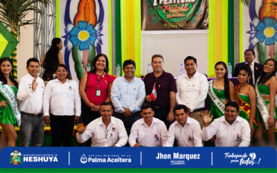COLORIDO LANZAMIENTO DEL PRIMER FESTIVAL REGIONAL DE LA PALMA ACEITERA NESHUYA 2023.
