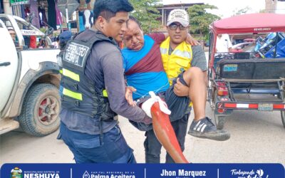ll SIMULACRO NACIONAL MULTIPELIGRO EN EL DISTRITO DE NESHUYA PADRE ABAD – UCAYALI