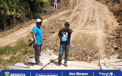 AGRICULTORES DEL SECTOR PALOMETA Y GUINEAL RECIBEN APOYO EN MANTENIMIENTO DE CARRETERAS.
