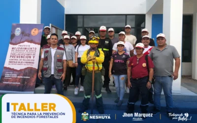 UNIDOS POR LA PREVENCIÓN TALLER DE TÉCNICAS CONTRA INCENDIOS FORESTALES EN NESHUYA