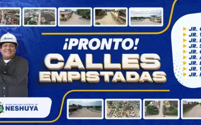 OBRAS PISTAS Y VEREDAS EN EL DISTRITO DE NESHUYA