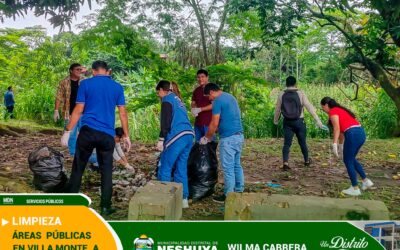 LIMPIEZA DE ÁREAS PÚBLICAS EN VILLA MONTE ALEGRE