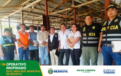 OPERATIVO INOPINADO EN EL MERCADO MUNICIPAL DE NESHUYA PARA GARANTIZAR LA SEGURIDAD Y SALUD DE LOS CONSUMIDORES