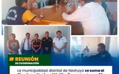LA MUNICIPALIDAD DISTRITAL DE NESHUYA SE UNE AL IMPORTANTE #SimulacroNacionalMultipeligro