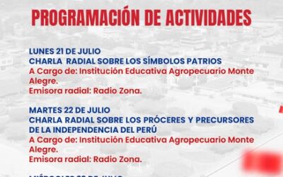 CELEBRAMOS JUNTOS NUESTRAS FIESTAS PATRIAS