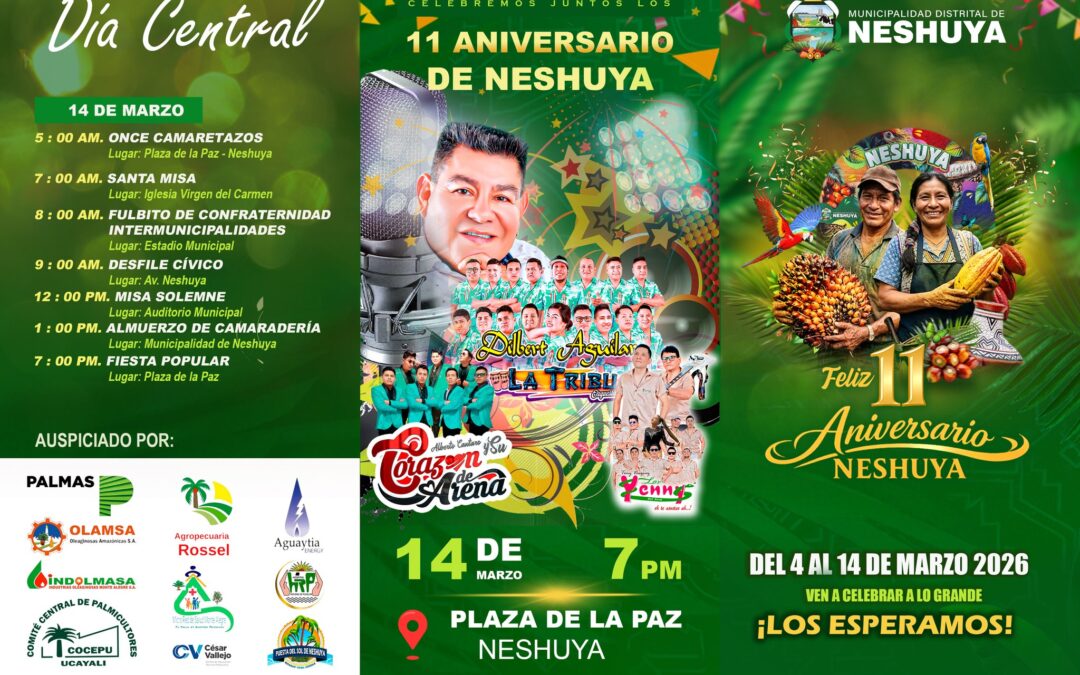 ¡NESHUYA ESTA DE FIESTA!