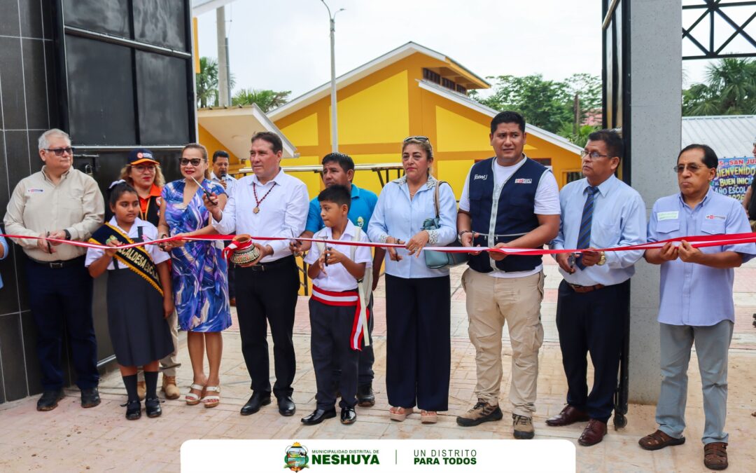 MUNICIPALIDAD DISTRITAL DE NESHUYA PARTICIPA EN EL BUEN INICIO DEL AÑO ESCOLAR 2026