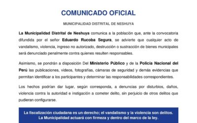 COMUNICADO OFICIAL